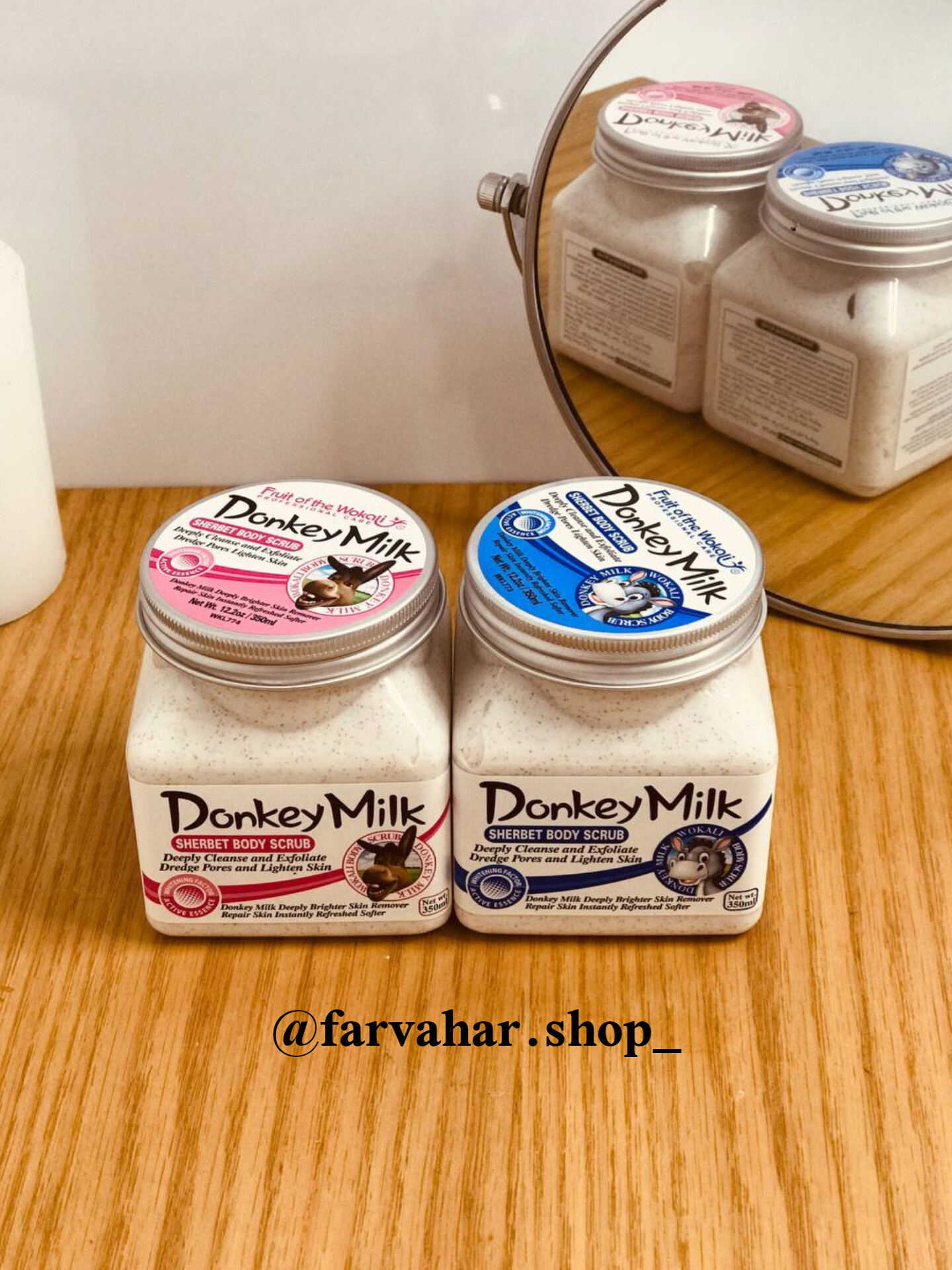 اسکراب شنی شیر الاغ وکالی WOKALI