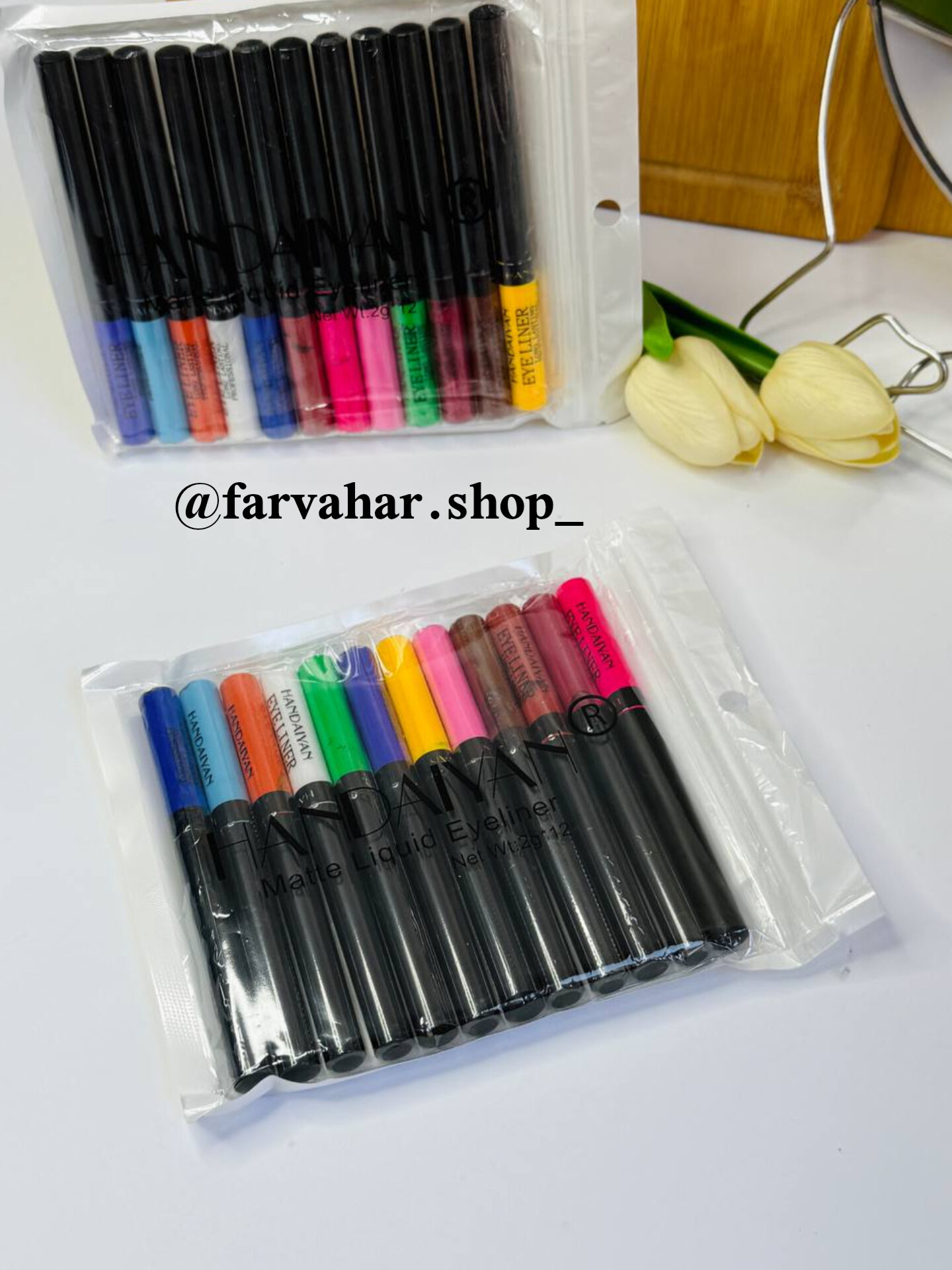 پک 12 عددی خط چشم رنگی هندیان HANDAIYAN