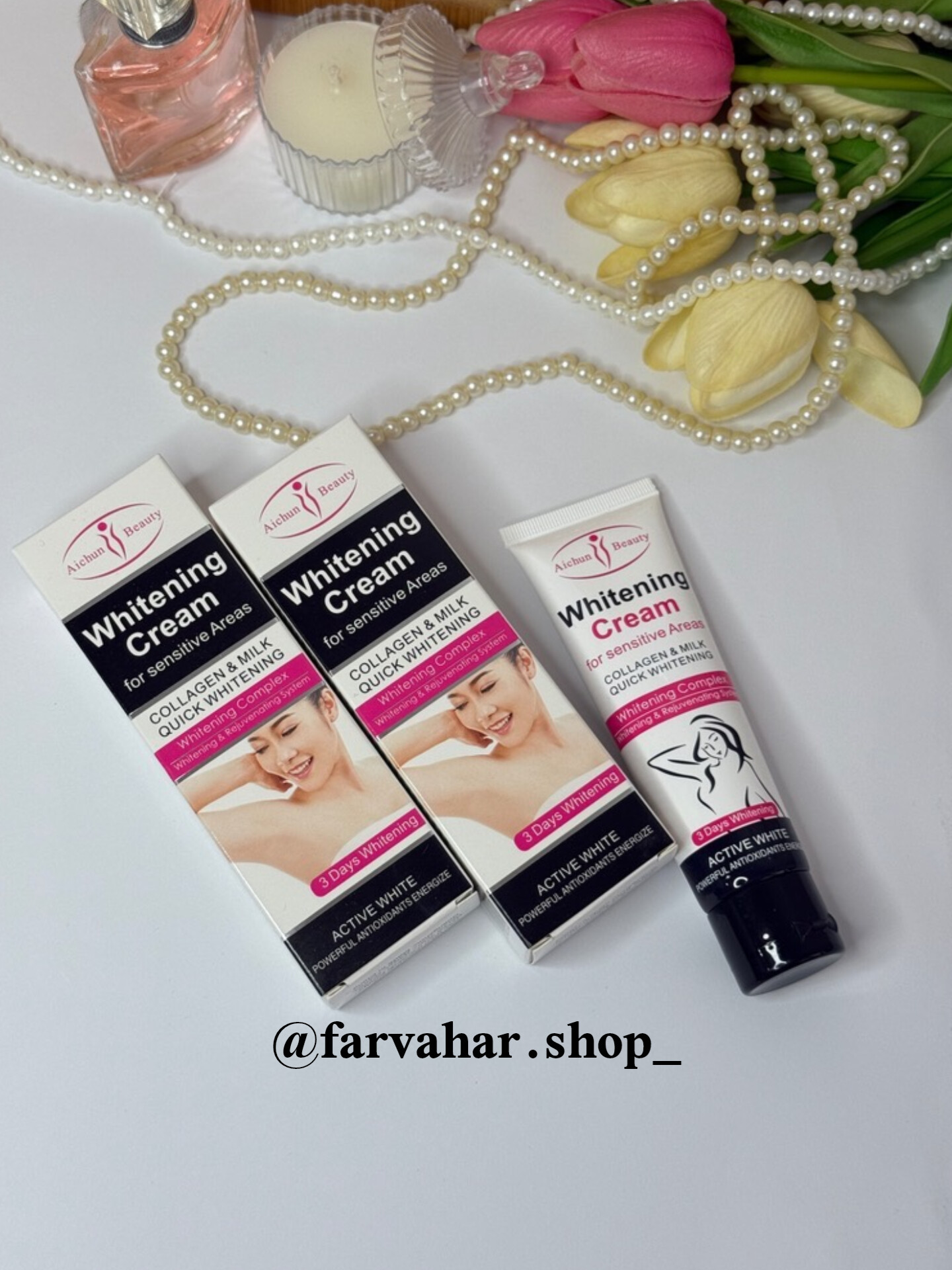 کرم سفیدکننده بدن ایچون بیوتی Aichun beauty