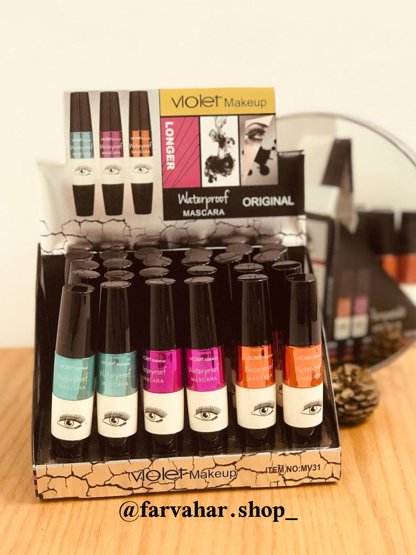 ریمل فرچه ژله ای چشمی ویولت VIOLET