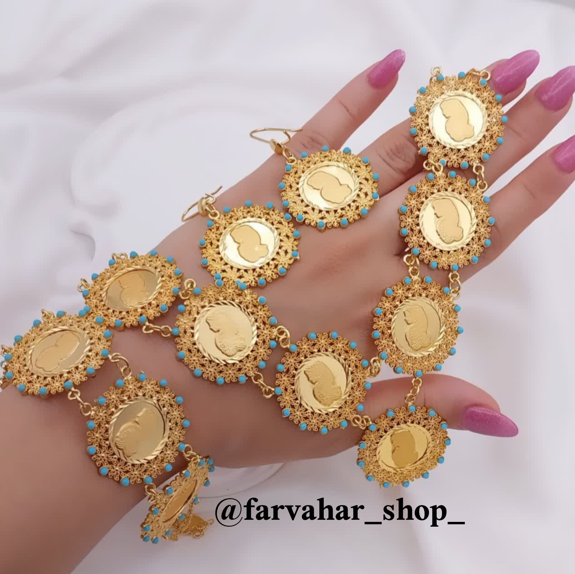 سرویس طرح طلا سکه‌ای