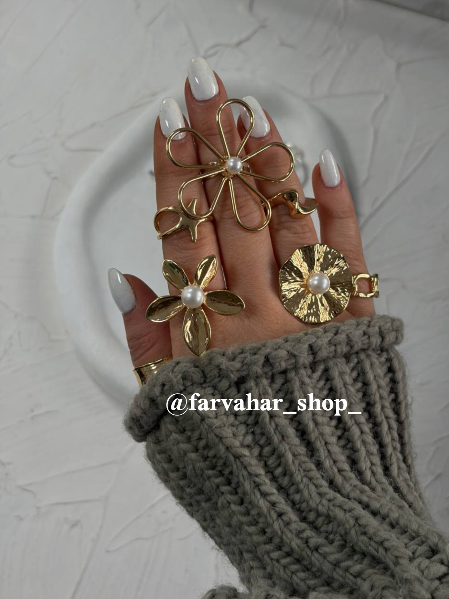 پک انگشتر گل