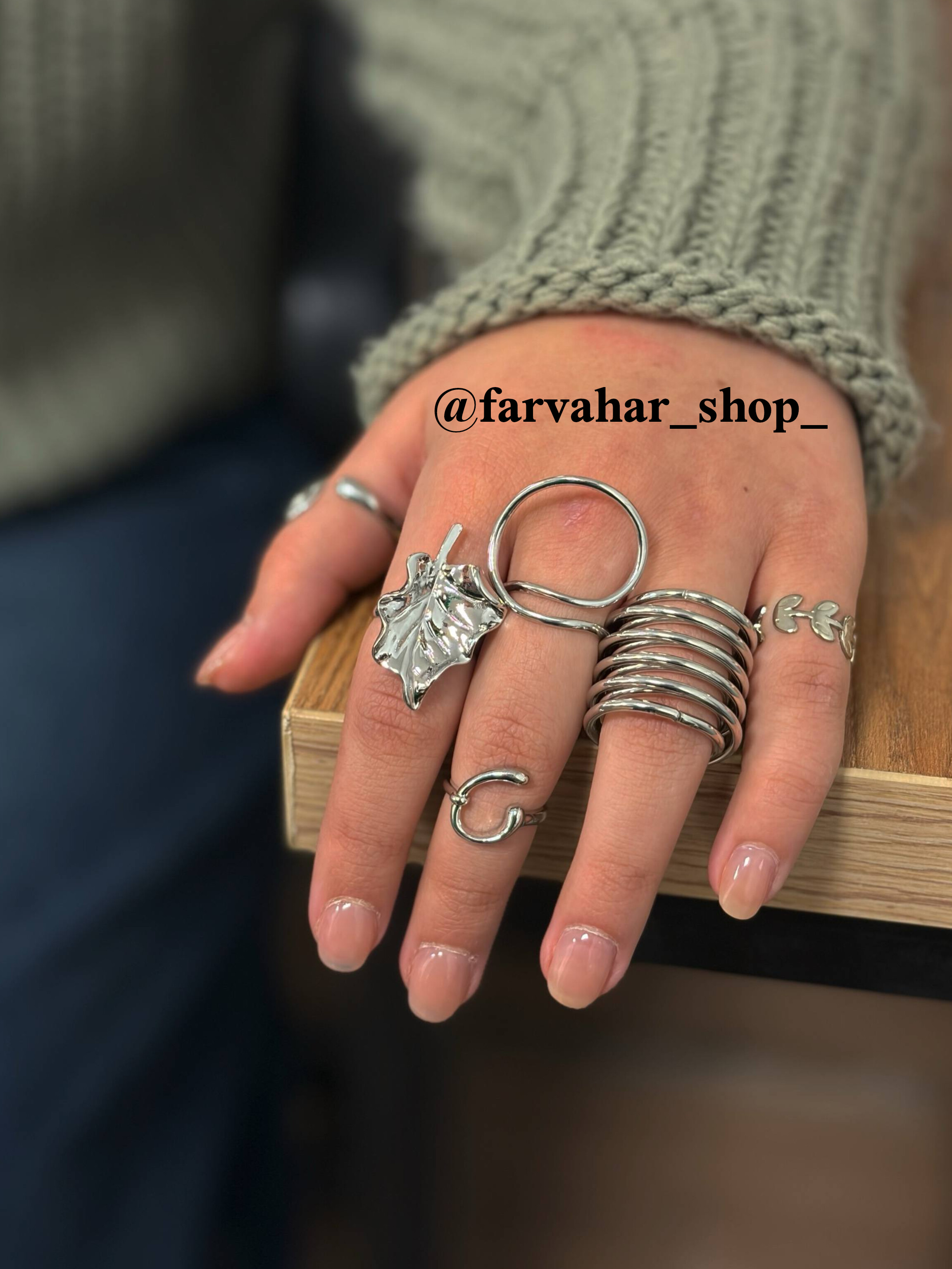 پک انگشتر برگ