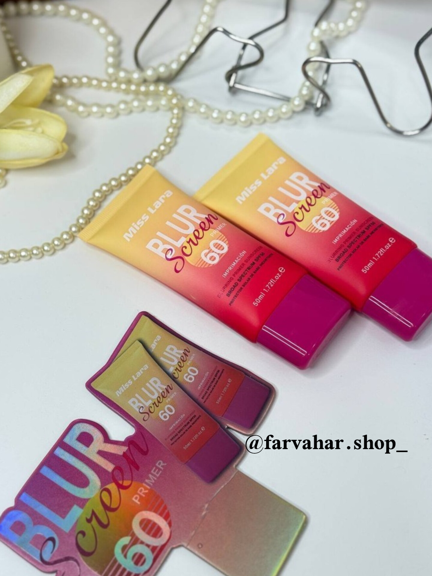 ضد آفتاب تیوپی بی رنگ MISS LARA